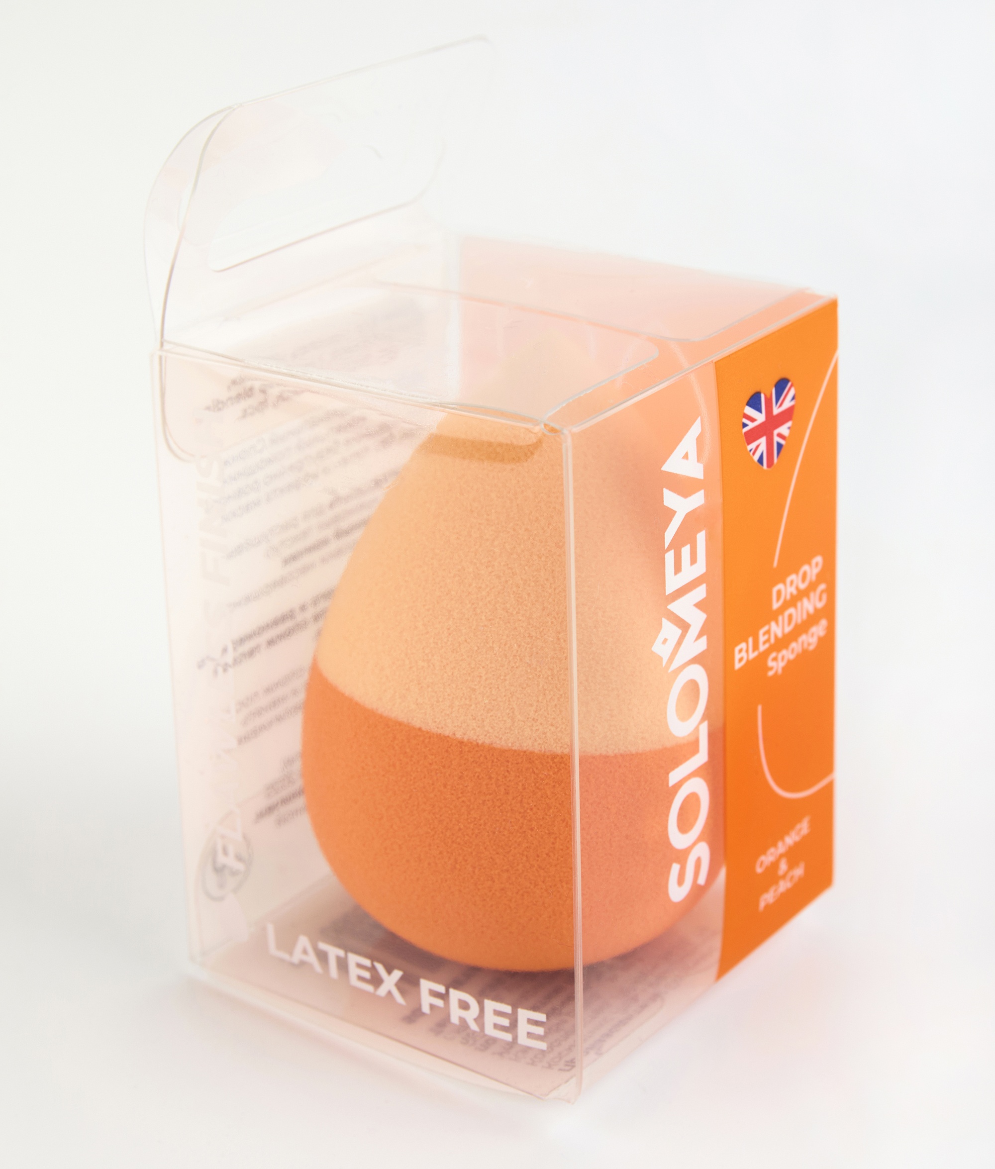 Спонж для макияжа капля Orange&Peach купить в VISAGEHALL