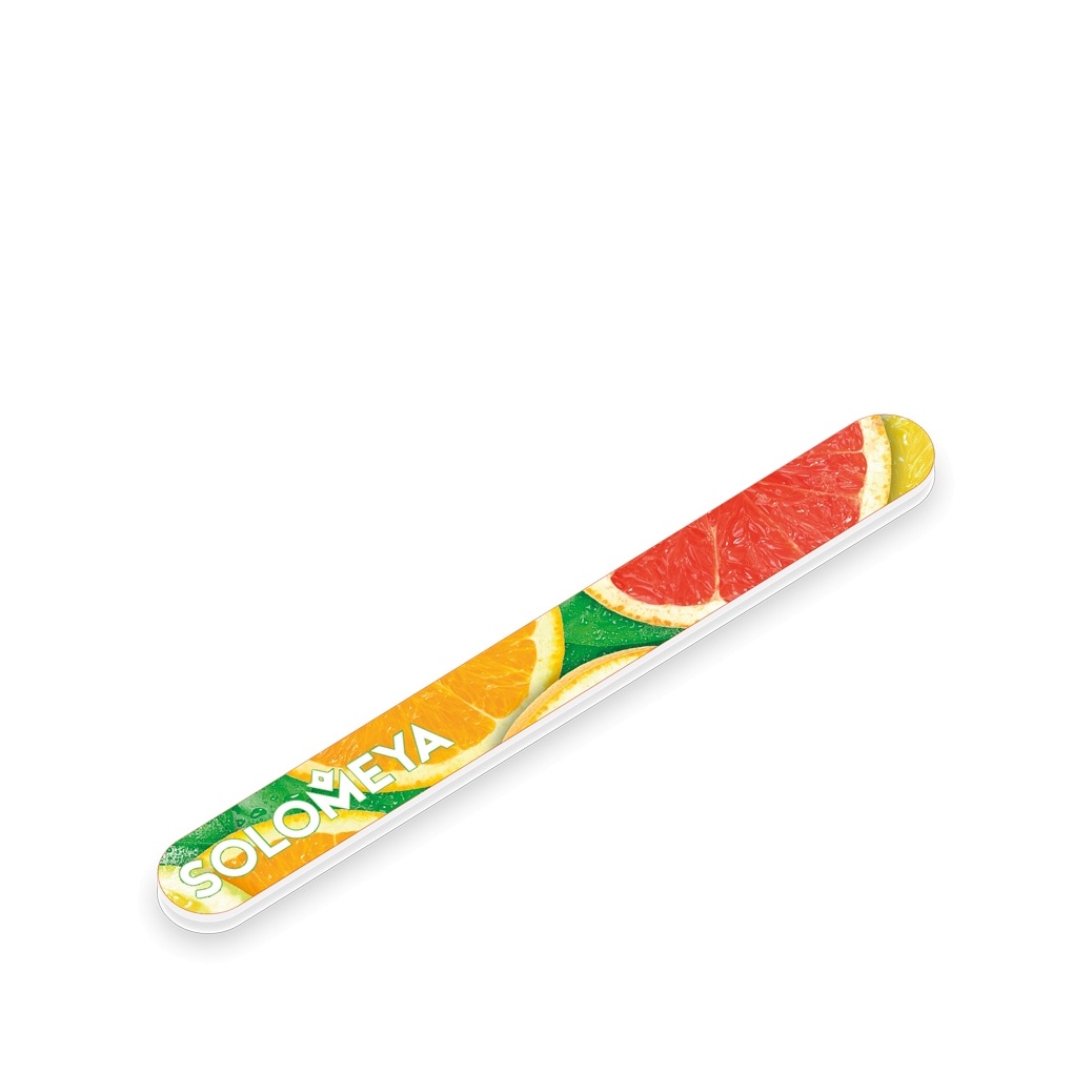 Пилка для натуральных и искусственных ногтей Грейпфрутовый фреш 180/220 купить в VISAGEHALL