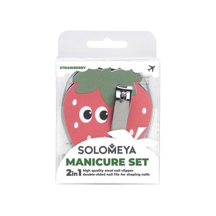Набор для маникюра Клубника:кусачки и двухсторонняя пилка купить в VISAGEHALL