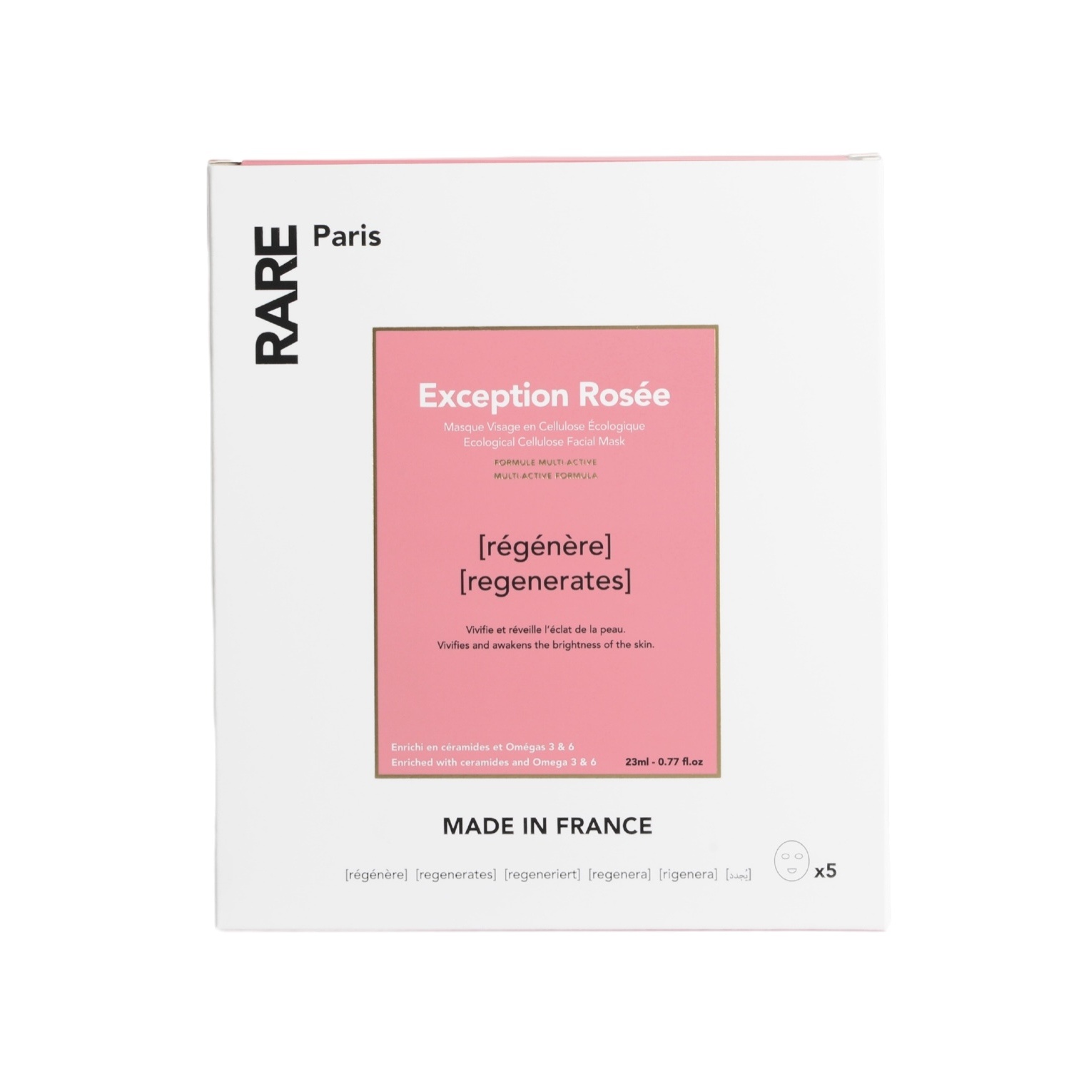 Набор из 5 тканевых масок для лица Exception Rosée купить в VISAGEHALL