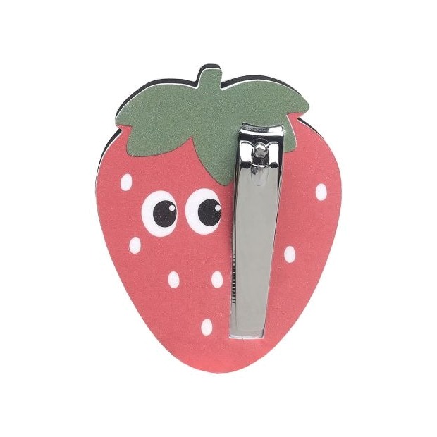 Набор для маникюра Клубника:кусачки и двухсторонняя пилка