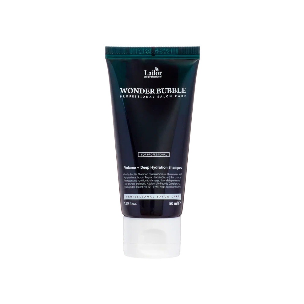 Шампунь увлажняющий с пептидами для объема волос Wonder Bubble Shampoo