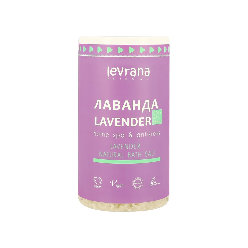 Соль для ванн с цветками и маслом лаванды 