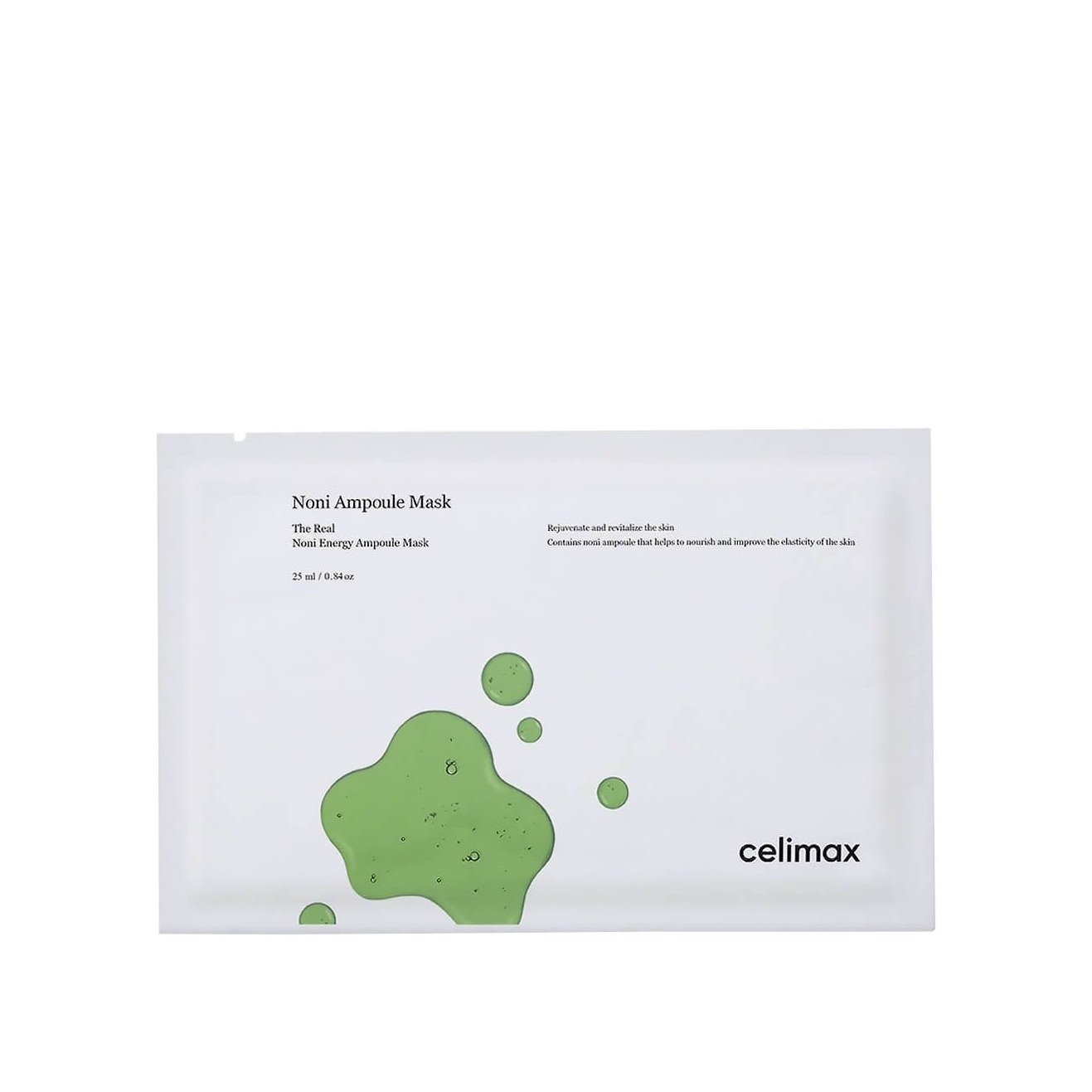 Маска тканевая с экстрактом нони и гиалуроновой кислотой The Real Noni Energy Ampoule Mask купить в VISAGEHALL