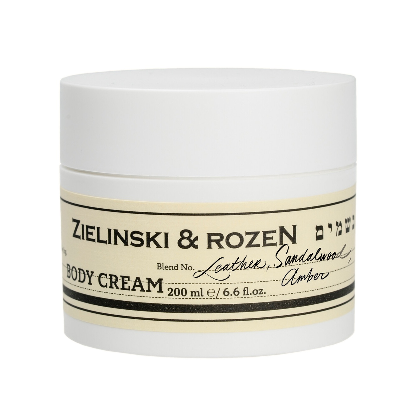 Крем для тела в банке Кожа, Сандал, Амбра