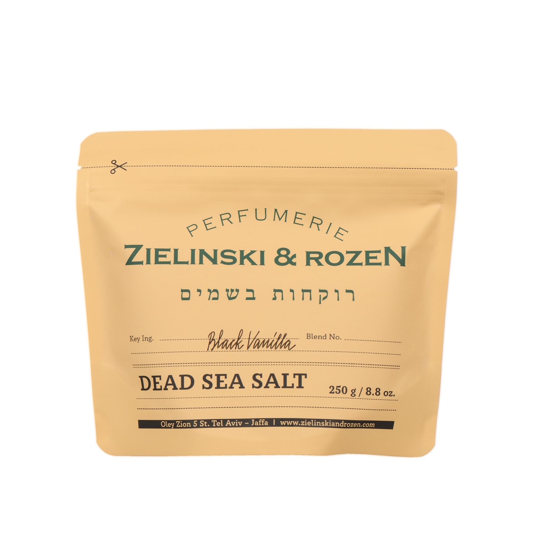 Соль Мертвого моря Черная Ваниль