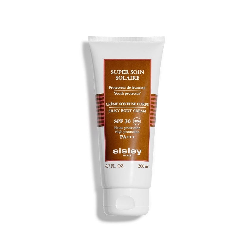Super Soin Solaire Silky Body Cream SPF 30 Крем для тела солнцезащитный шелковистый SPF30 PA+++  купить в VISAGEHALL