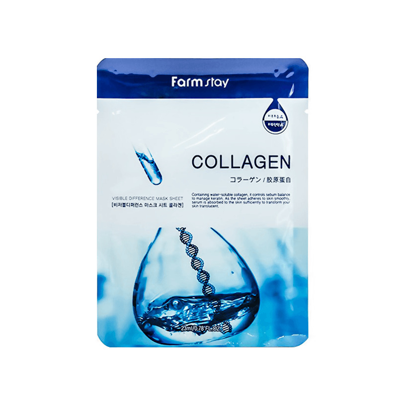 Маска тканевая для лица с коллагеном