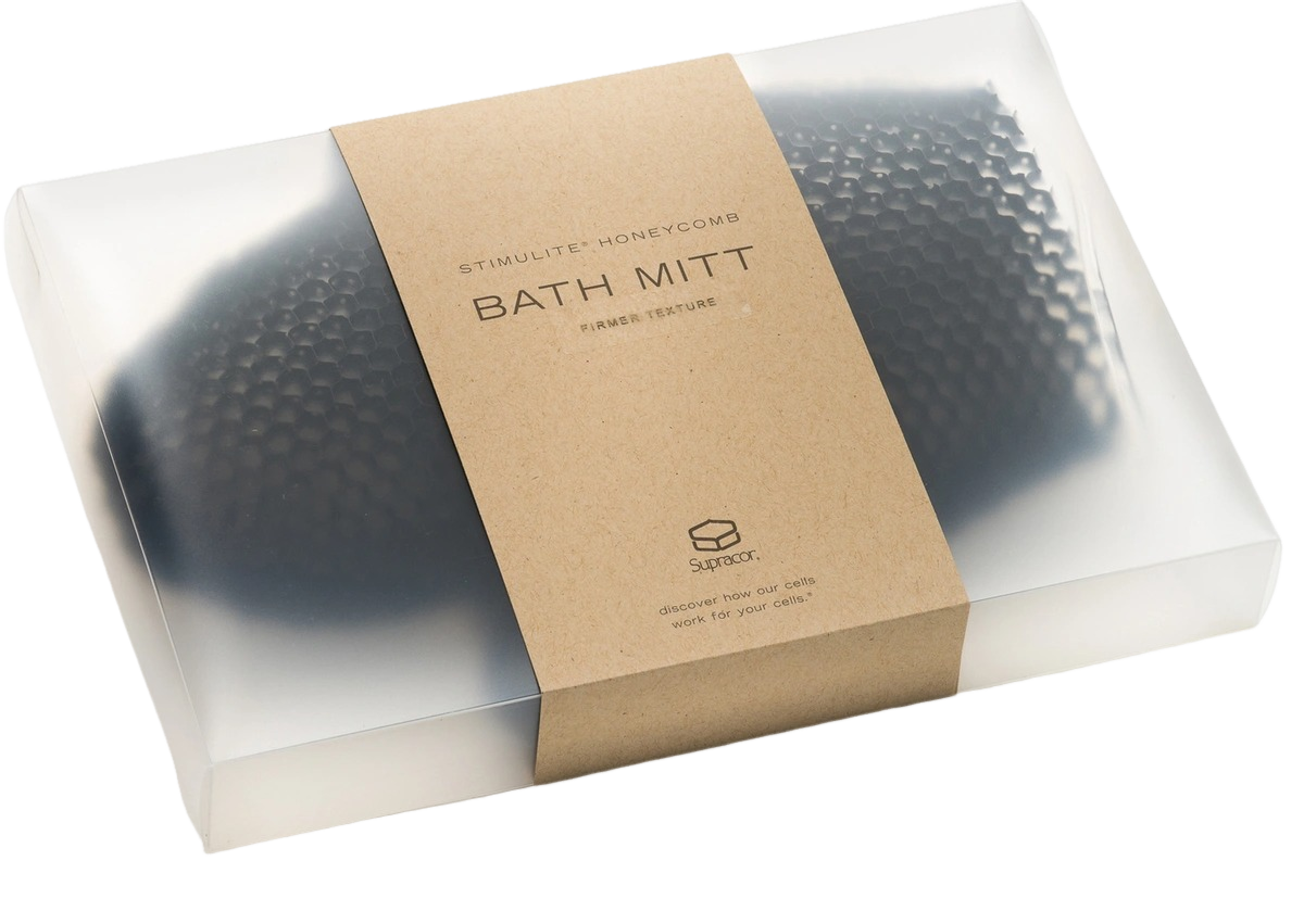 Мочалка-рукавичка для тела чёрная Bath Mitt Stimulite®  купить в VISAGEHALL