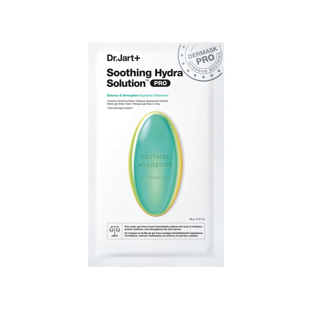 Маска "Капсулы красоты" успокаивающая Dermask Soothing Hydra Solution Pro купить в VISAGEHALL