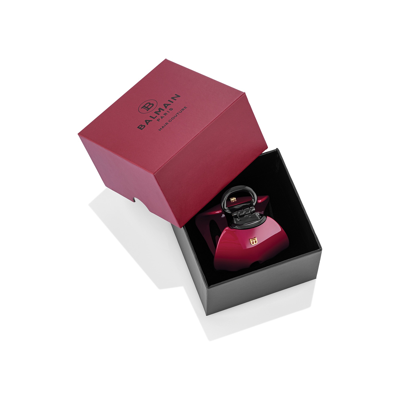 Заколка-краб Империал Бархатный бургунди купить в VISAGEHALL