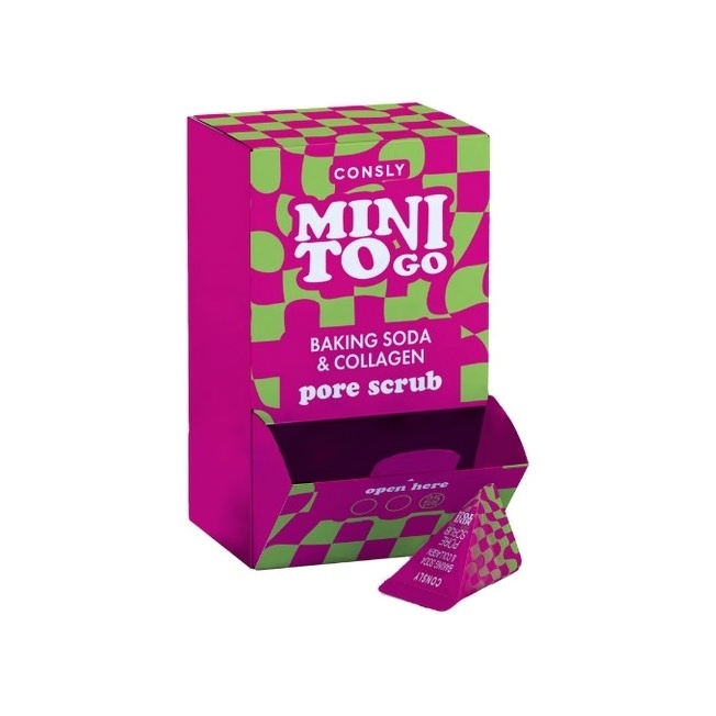 Скраб для лица с содой и коллагеном Mini To Go Baking Soda & Collagen Pore Scrub купить в VISAGEHALL