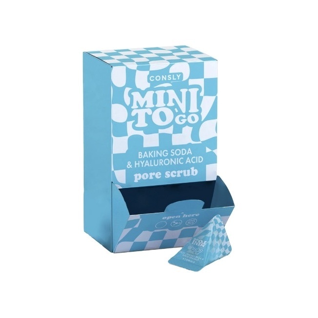Скраб для лица с содой и гиалуроновой кислотой Mini To Go Baking Soda & Hyaluronic Acid Scrub купить в VISAGEHALL
