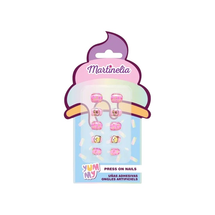 Набор накладных ногтей голубой