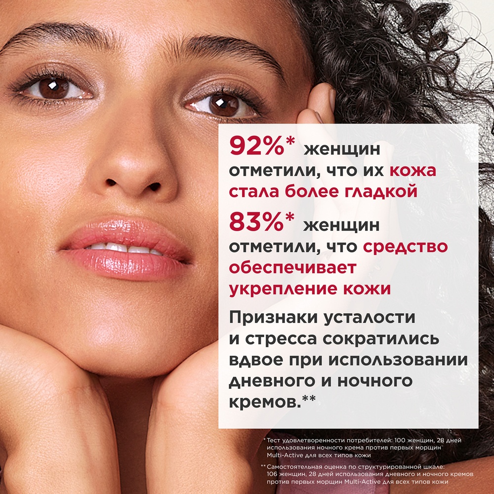 Крем ночной обновляющий против первых возрастных изменений для всех типов кожи Multi-Active  купить в VISAGEHALL