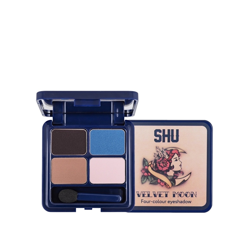 Тени для век четырехцветные Velvet Moon