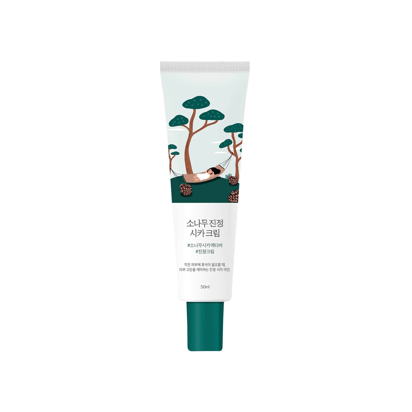 Крем с экстрактами сосны и центеллы для проблемной кожи Pine Calming Cica Cream купить в VISAGEHALL