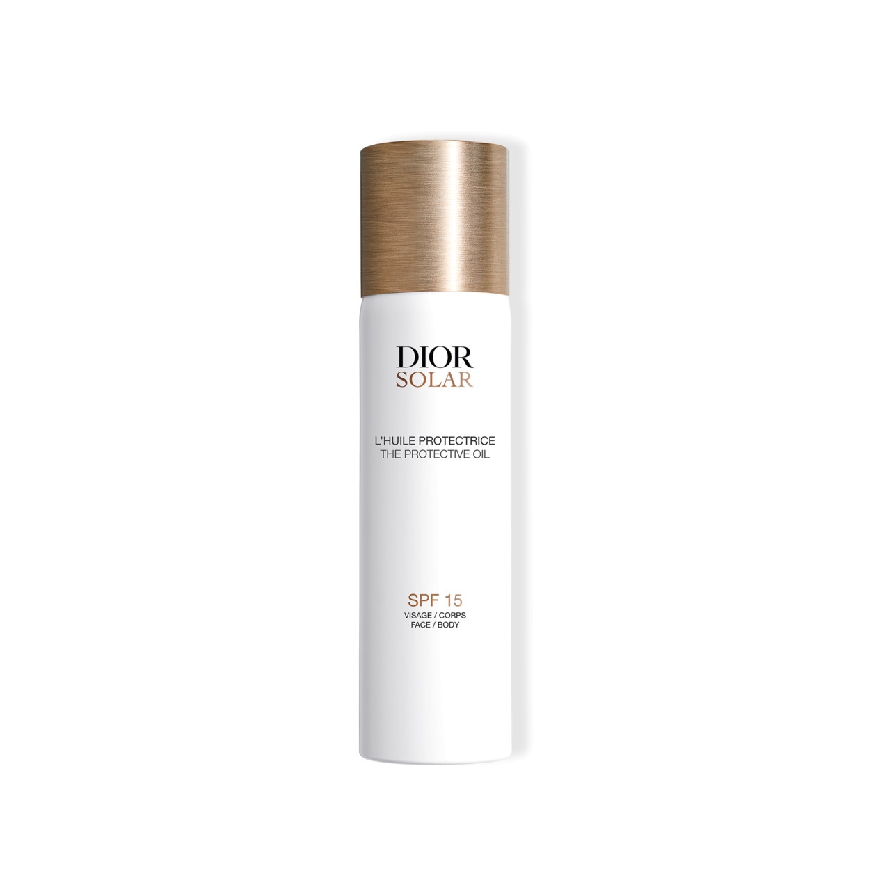 Масло дымка для лица и тела солнцезащитное SPF15 Dior Solar купить в VISAGEHALL