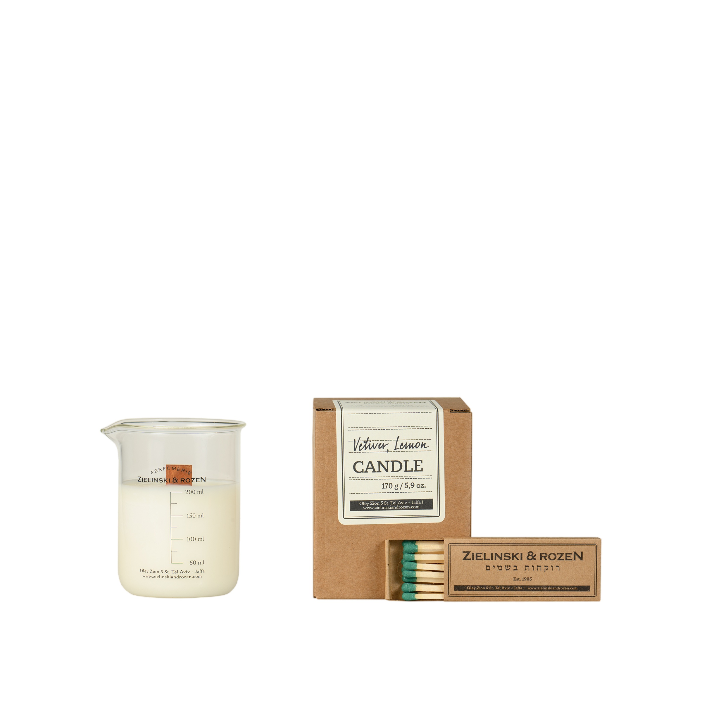 Свеча Ветивер, Лимон купить в VISAGEHALL