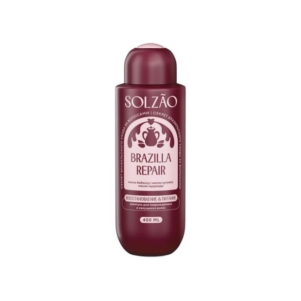 Шампунь для волос Восстановление и питание Brazilla Repair