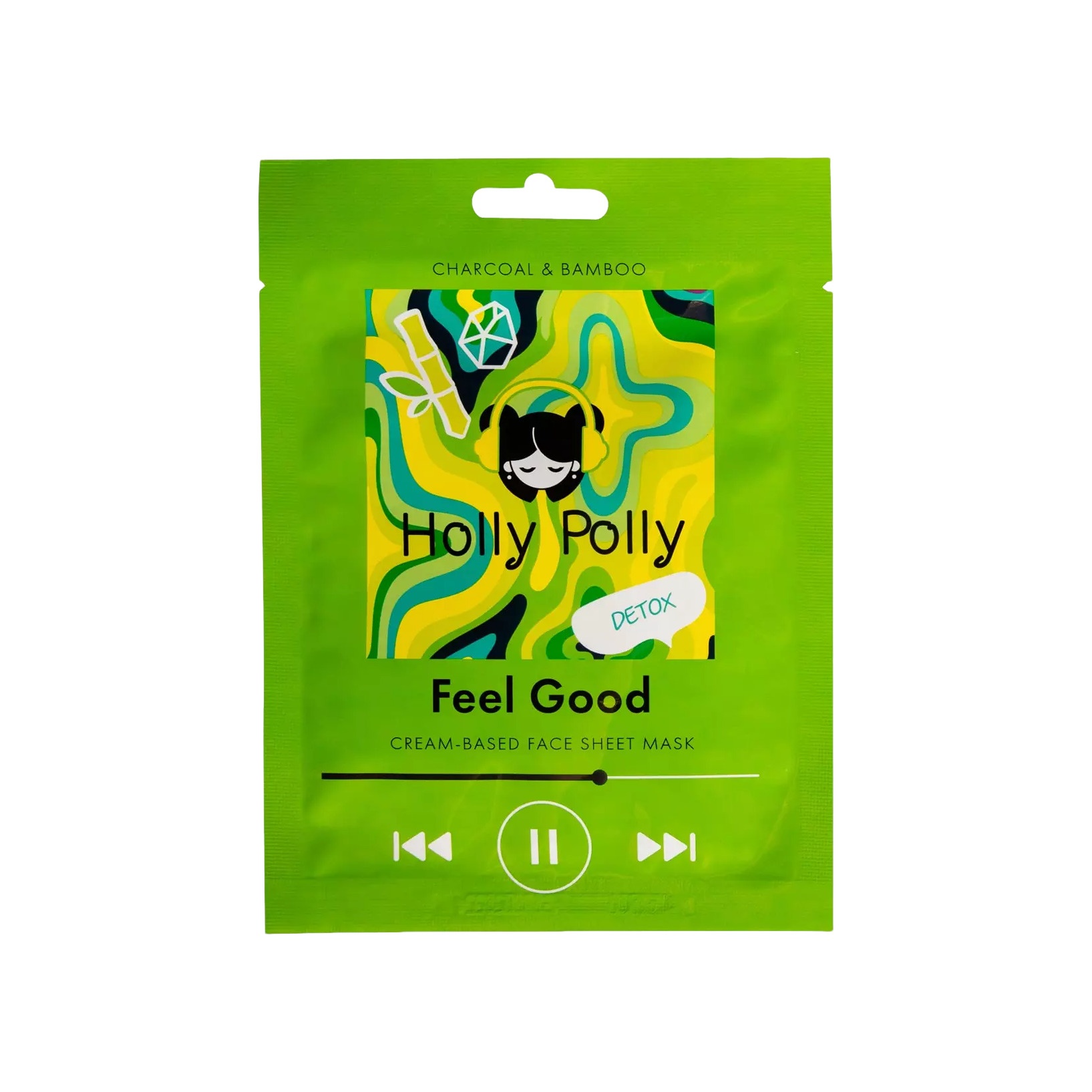 Маска для лица тканевая на кремовой основе с Углем и экстрактом Бамбука  купить в VISAGEHALL