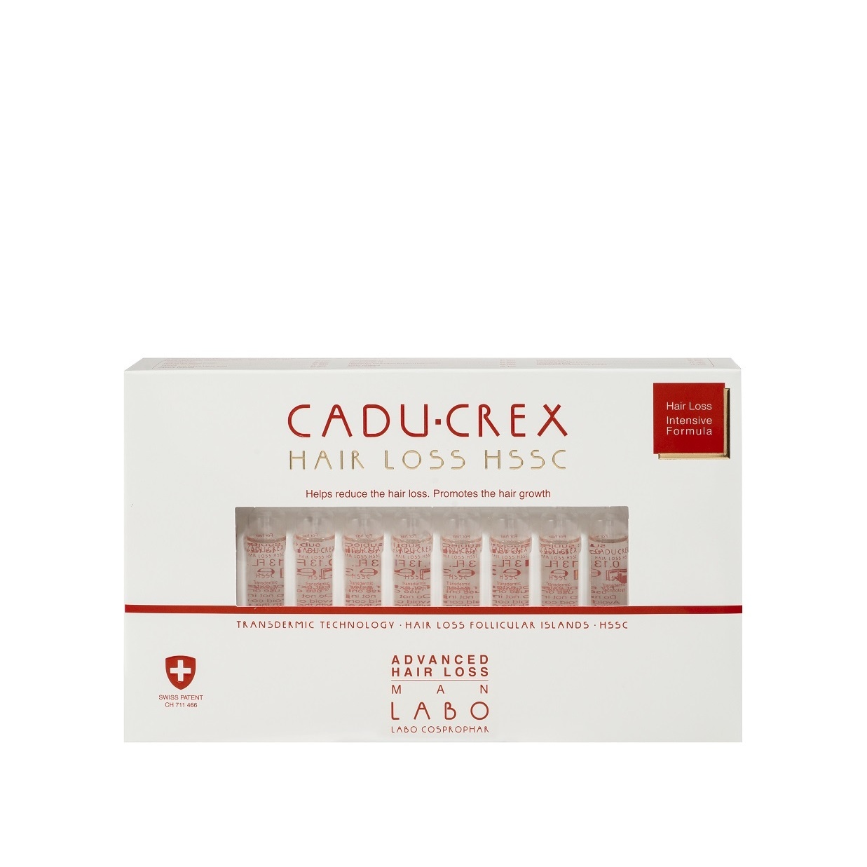 Ампулы при прогрессирующем выпадении волос для мужчин Advanced Cadu-Crex купить в VISAGEHALL