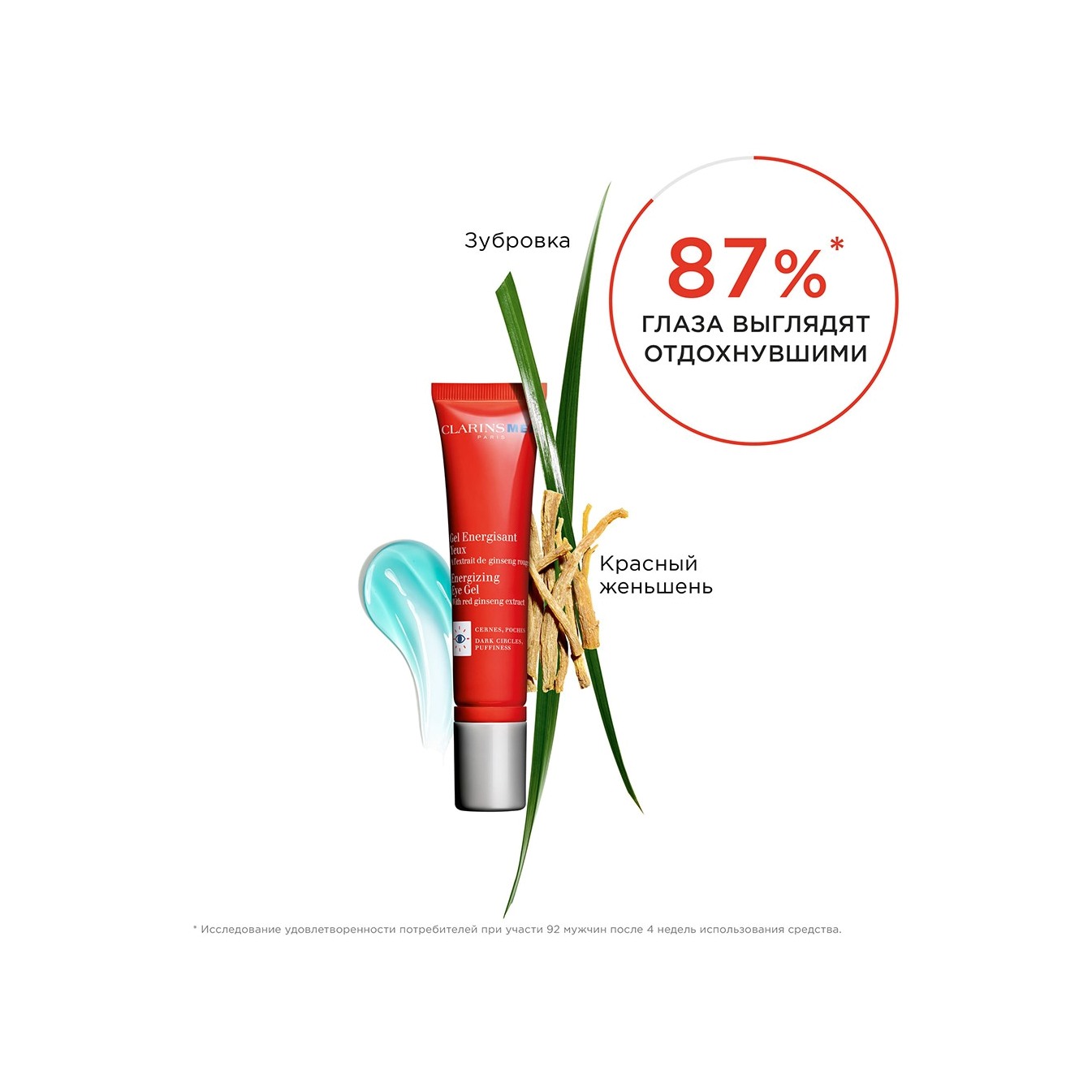 Гель для устранения следов усталости под глазами Men Gel Energisant Yeux купить в VISAGEHALL