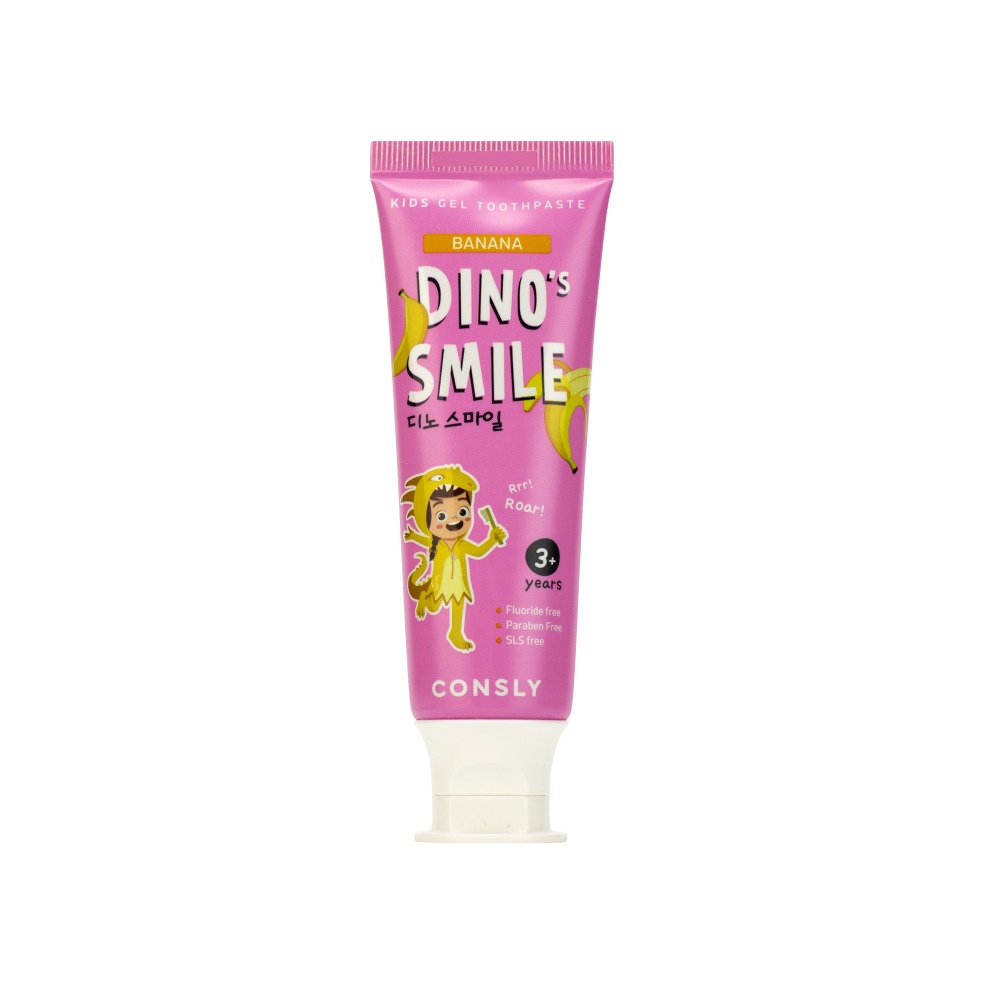 Зубная паста детская со вкусом банана Dino's Smile