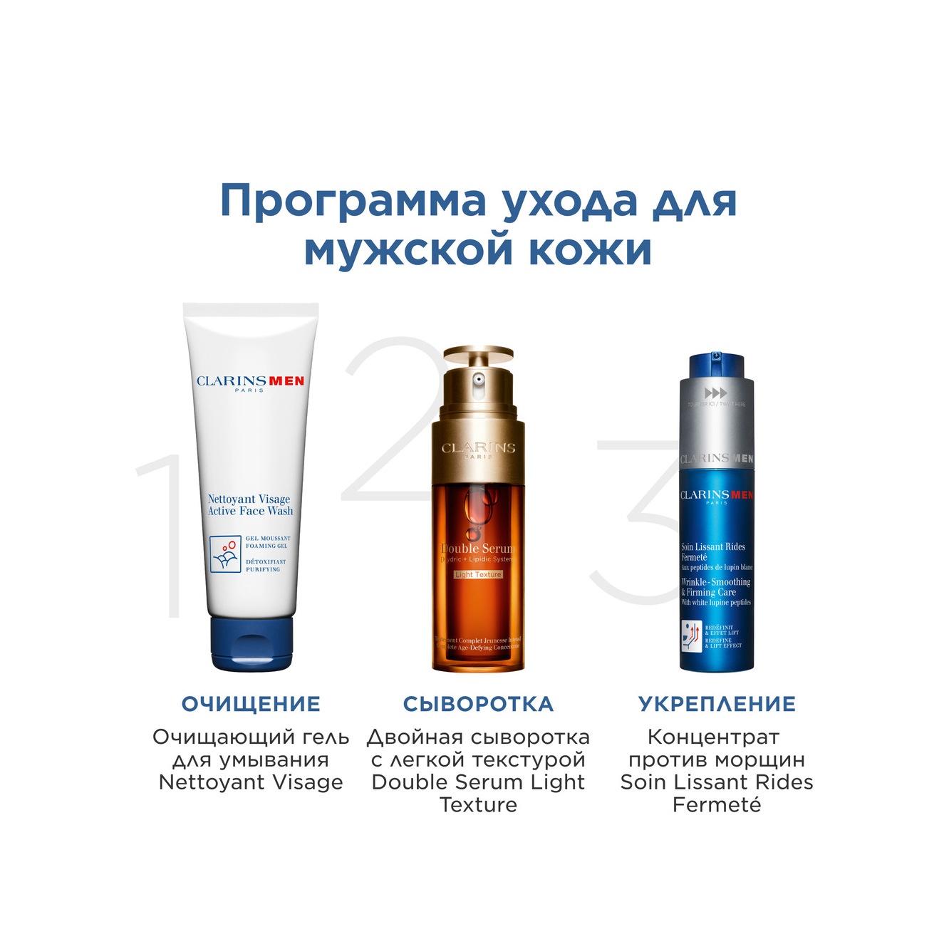 Концентрат для лица против морщин Men Soin Lissant Rides Fermete купить в VISAGEHALL