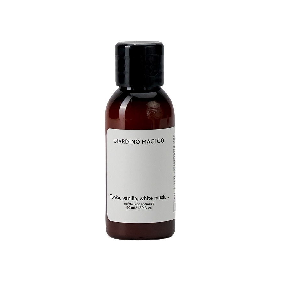 Шампунь бессульфатный с пептидами шелка Tonka, vanilla, white musk