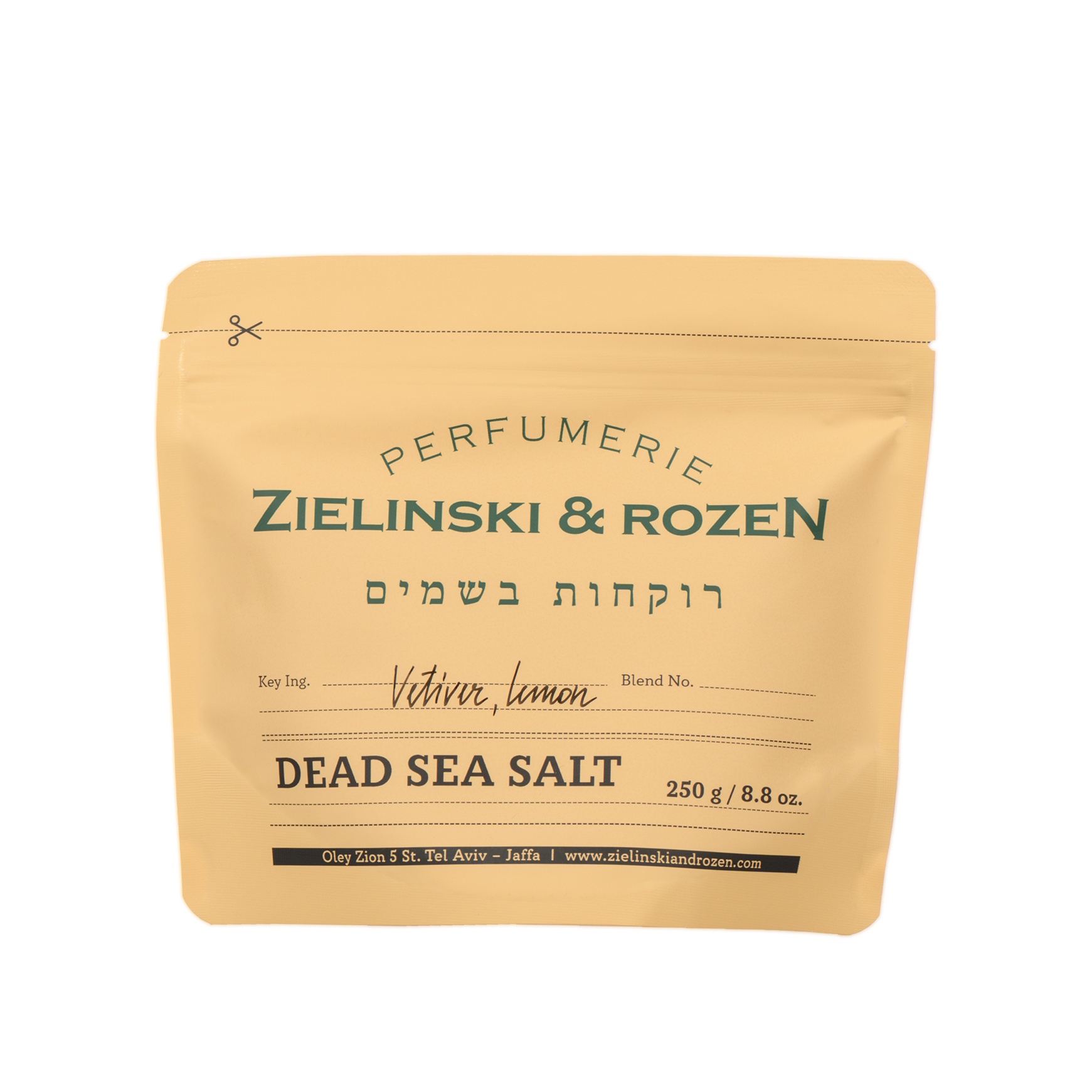 Соль Мертвого моря Ветивер, Лимон купить в VISAGEHALL