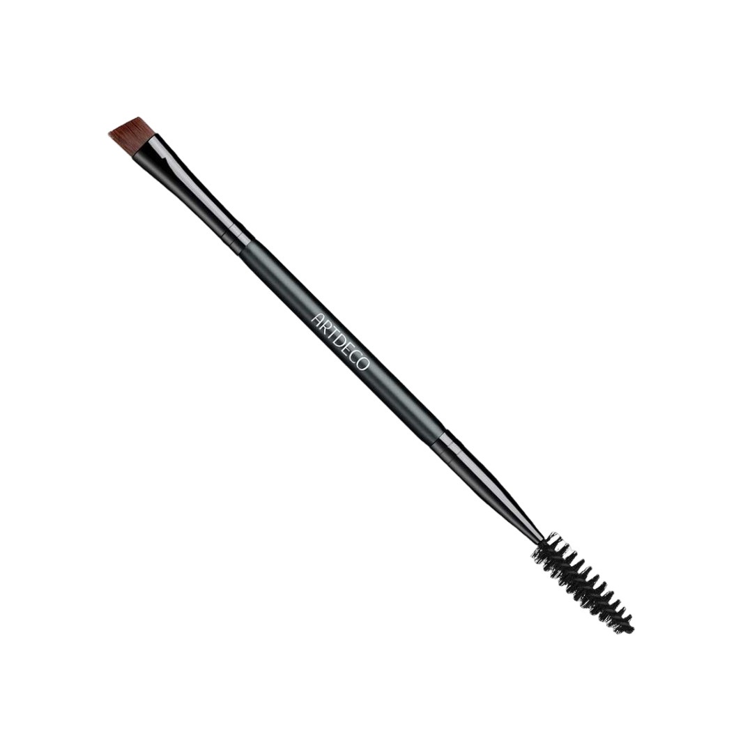 Кисть-щеточка для бровей 2в1