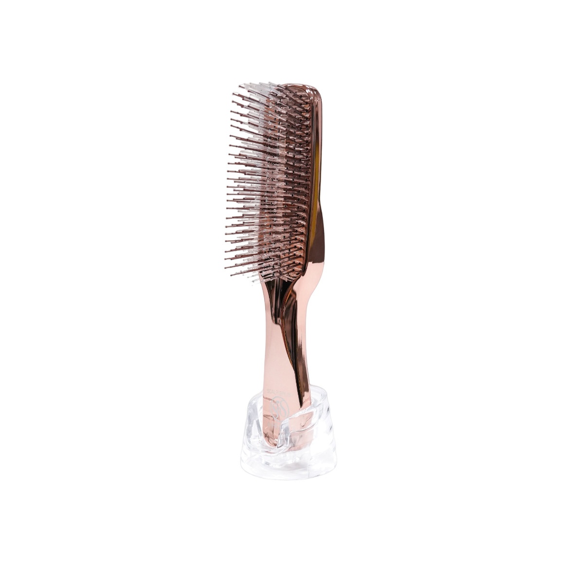 Расческа для волос массажная Scalp Brush + Long Розовое Золото купить в VISAGEHALL