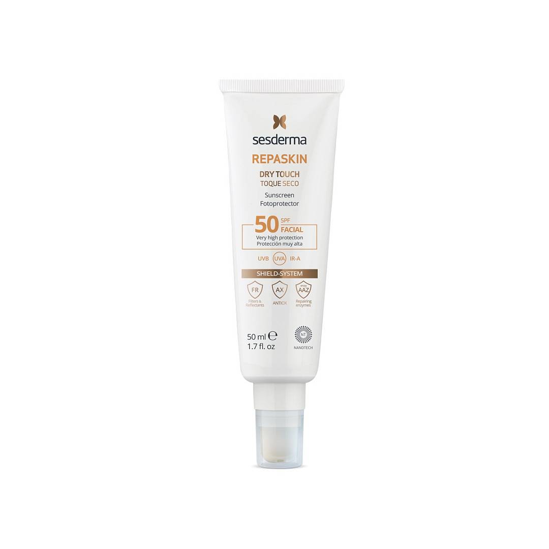 Солнцезащитный крем-гель SPF50 Dry Touch Repaskin 