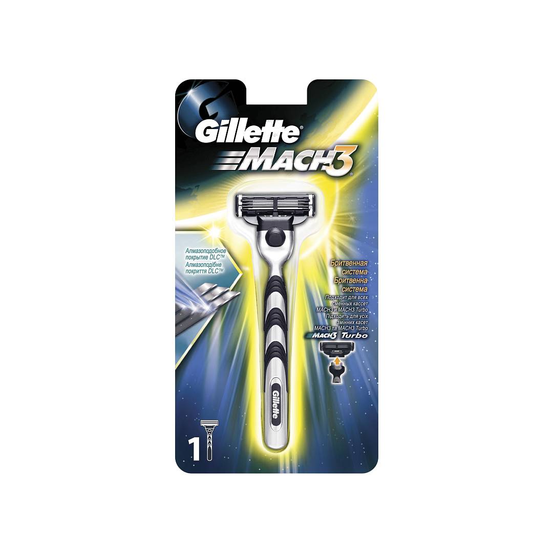 Бритва с 1 сменной кассетой Mach3