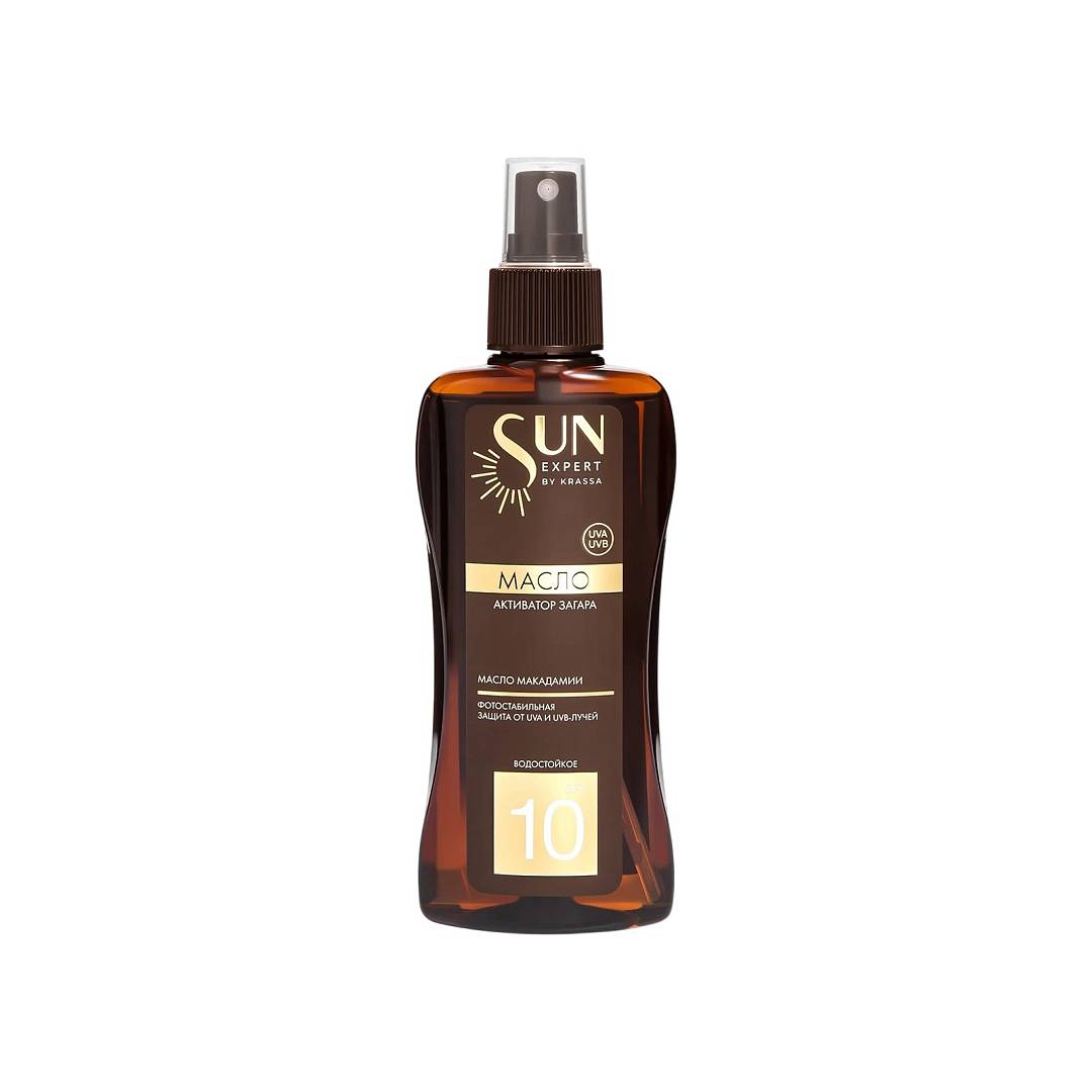Масло-активатор загара SPF10 Sun Expert