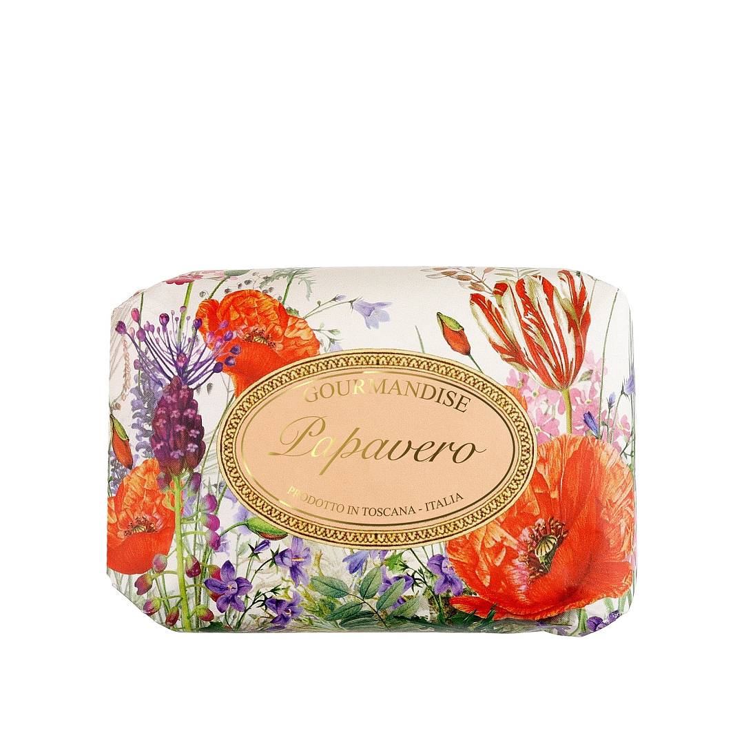 Мыло натуральное парфюмированное Мак 