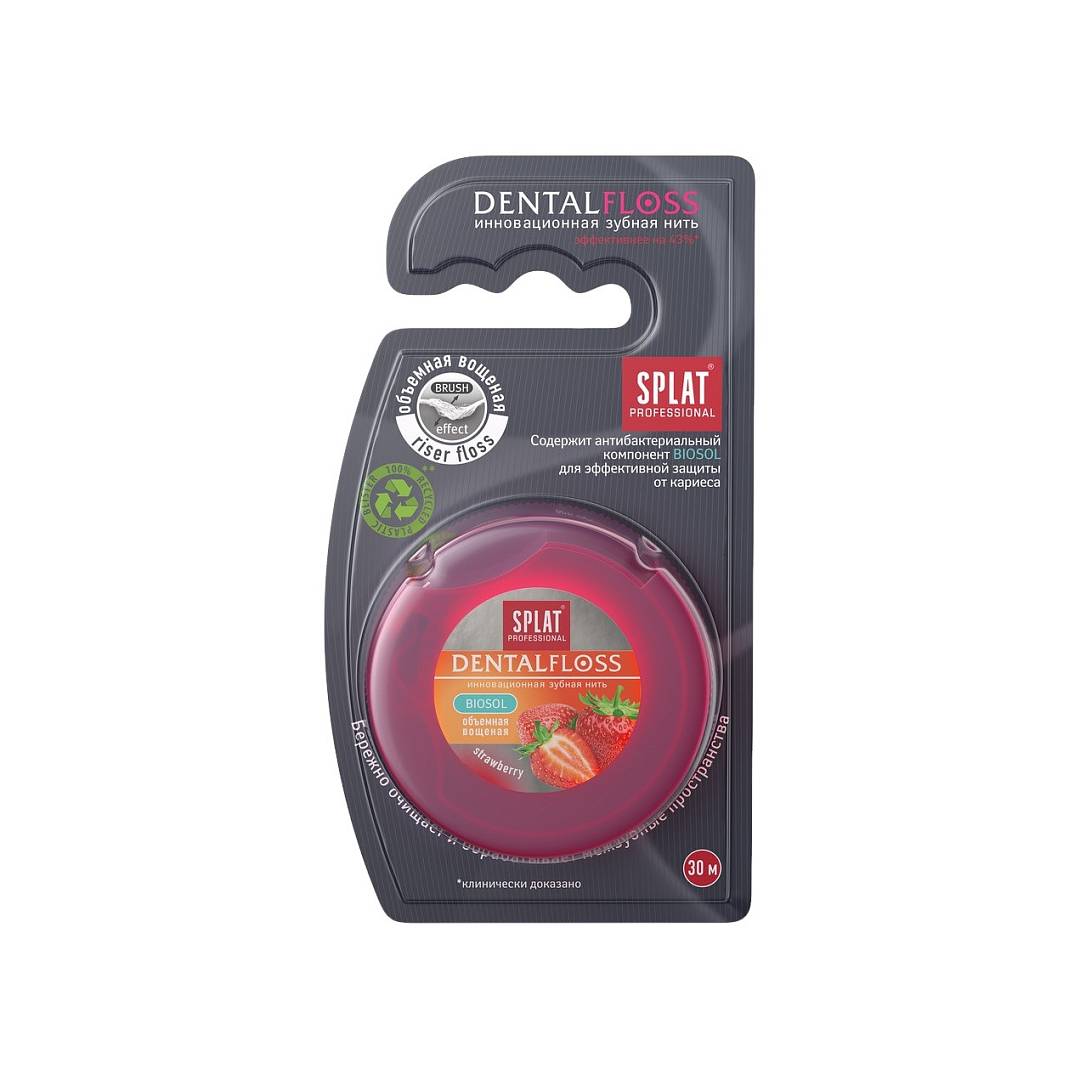 Зубная нить Клубника