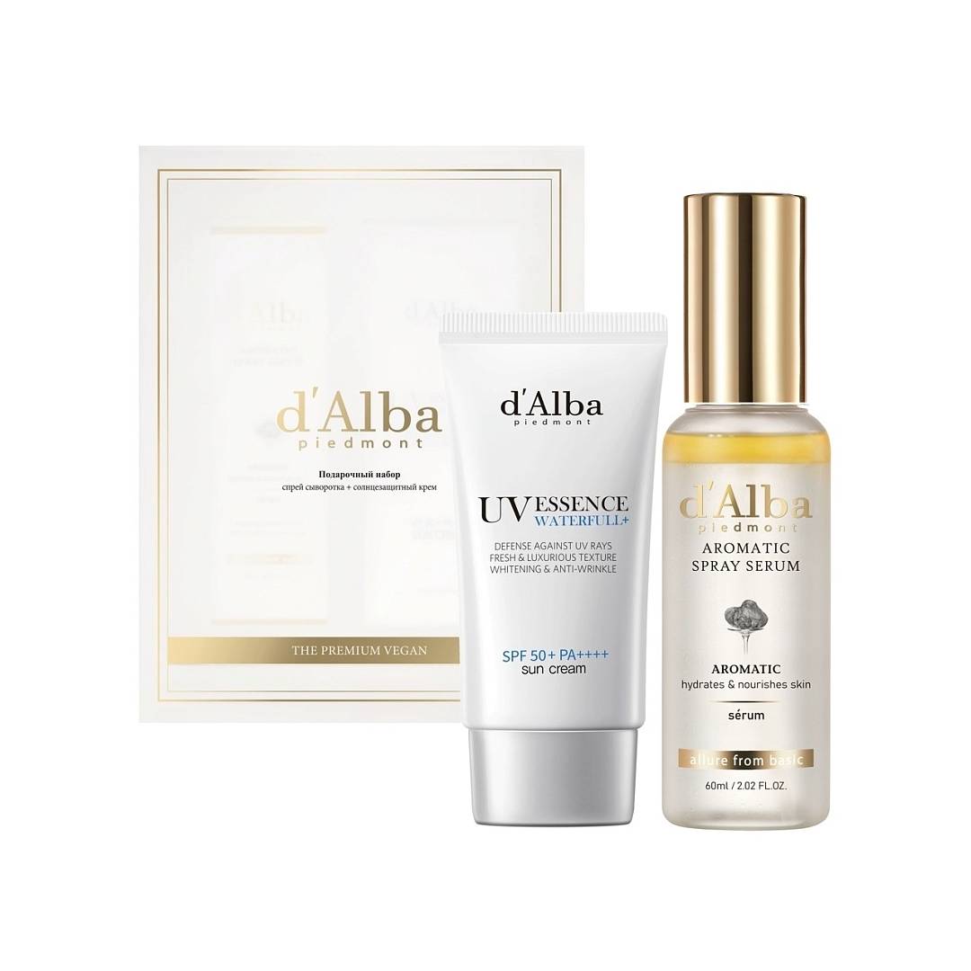 Набор подарочный: сыворотка + солнцезащитный крем