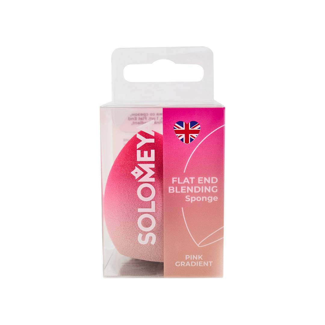 Спонж для макияжа с двойным срезом Розовый Градиент