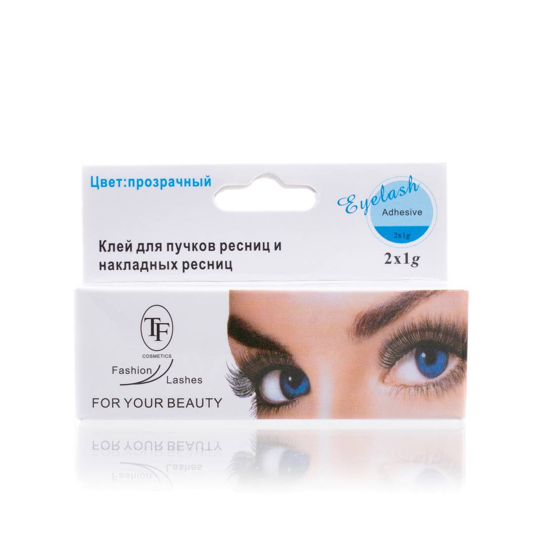 Клей для накладных ресниц и пучков Прозрачный 