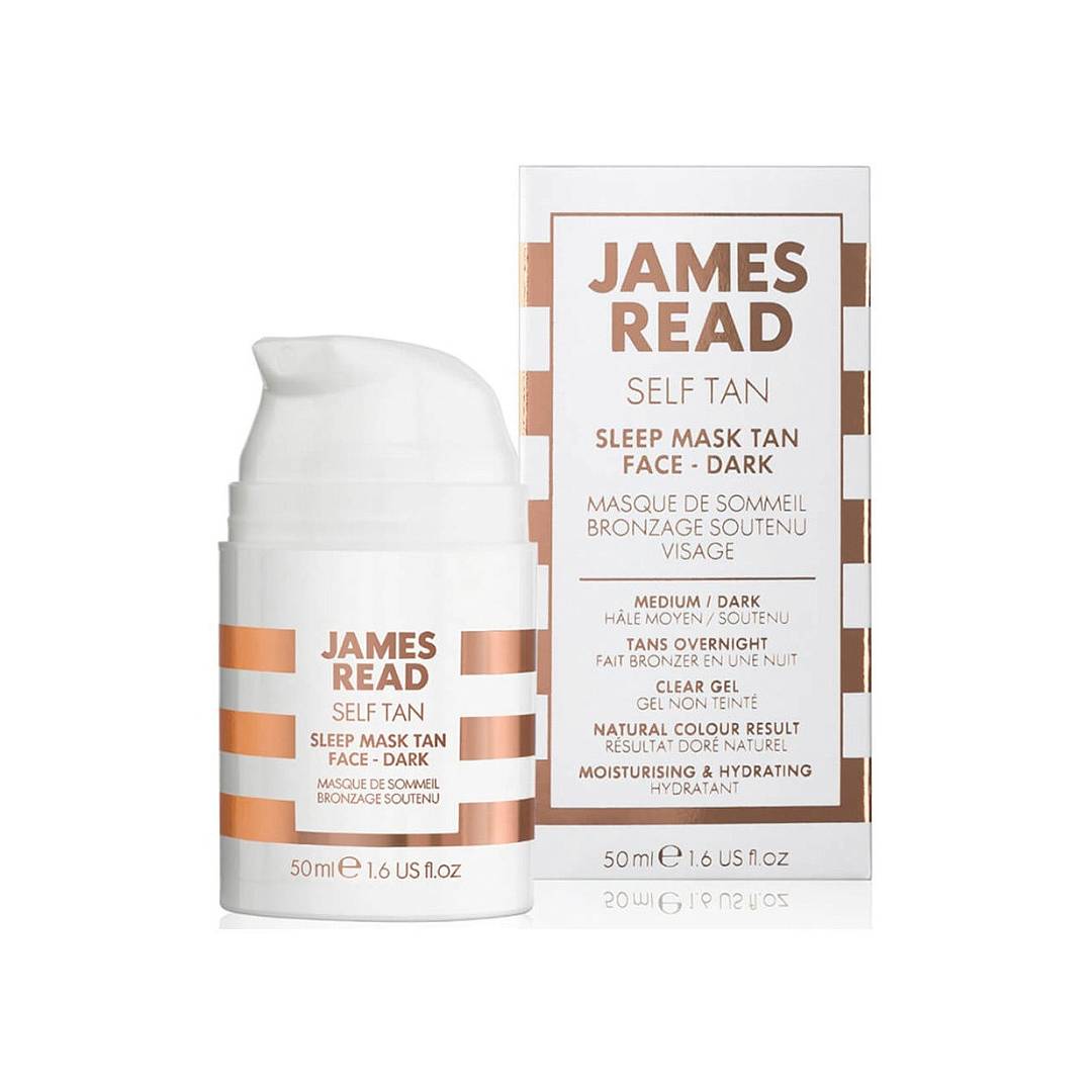 Маска ночная для лица Уход и Загар Темная