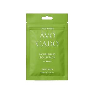 Маска для кожи головы с маслом авокадо и экстрактом банана