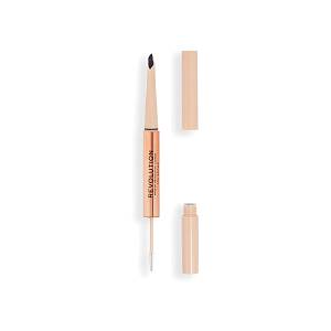 Карандаш для бровей контурный и гель для фиксации Fluffy Brow Filter Duo