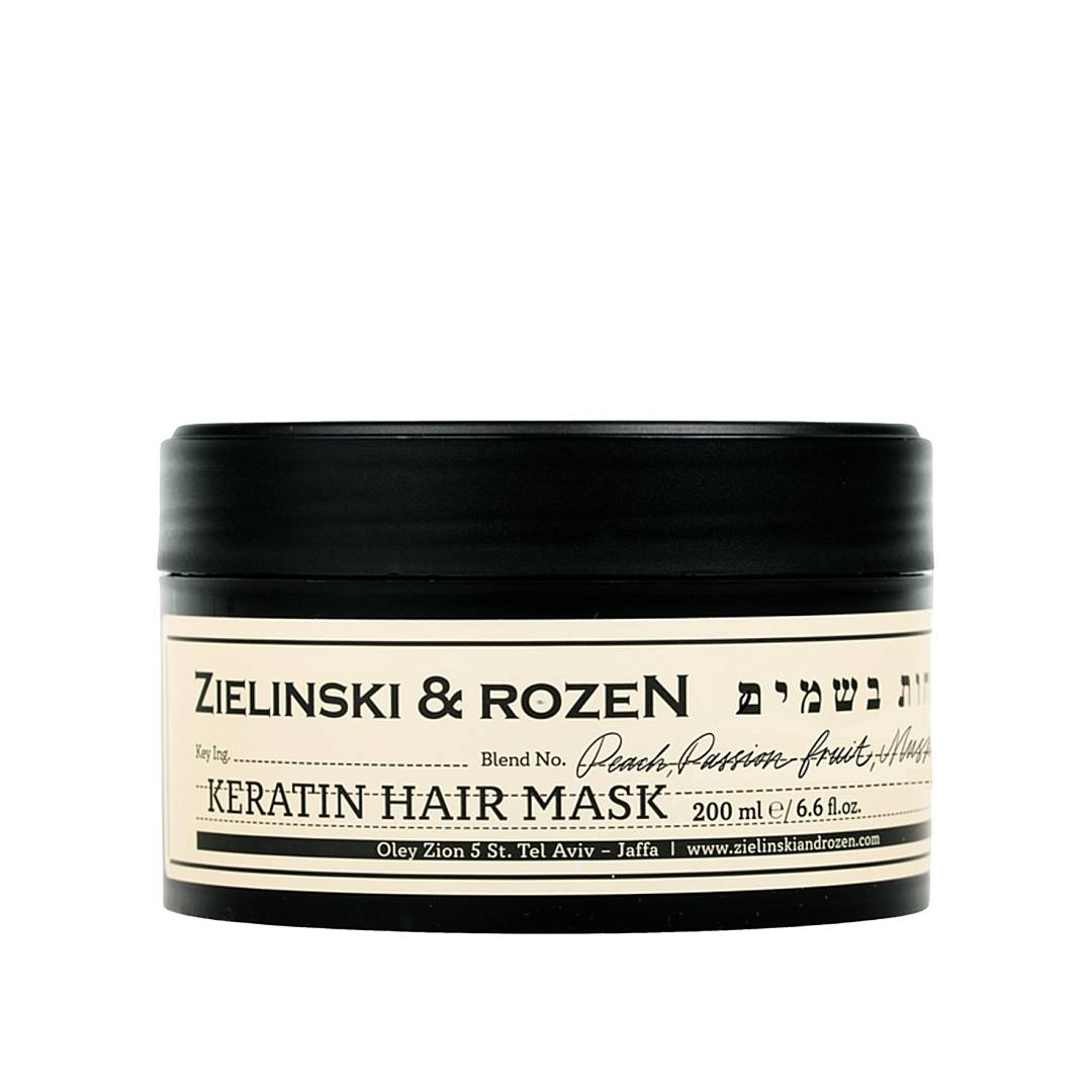 Маска кератиновая для волос Персик, Маракуйя, Мускус