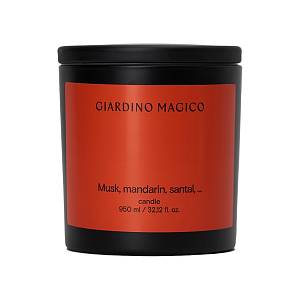 Свеча парфюмерная Musk, mandarin, santal