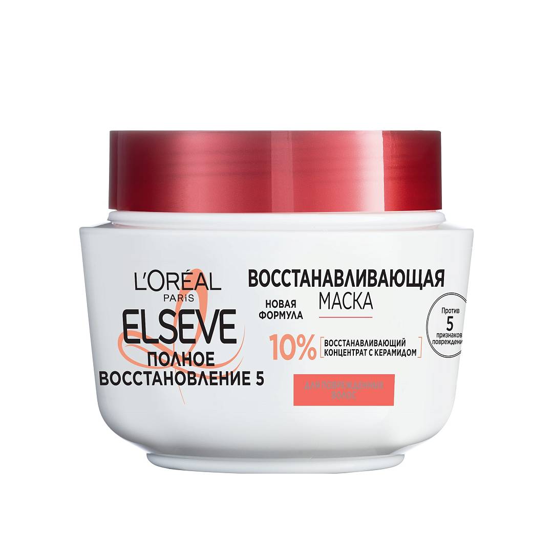 Маска для ослабленных или поврежденных волос Elseve Полное Восстановление5