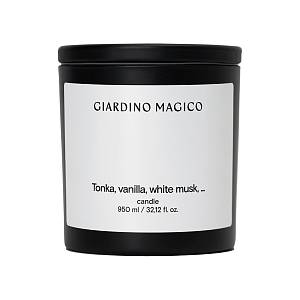 Свеча парфюмерная Tonka, vanilla, white musk
